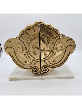 OOAK Golden Nugget Brass Door Handle Bookends and Wall Hanging
